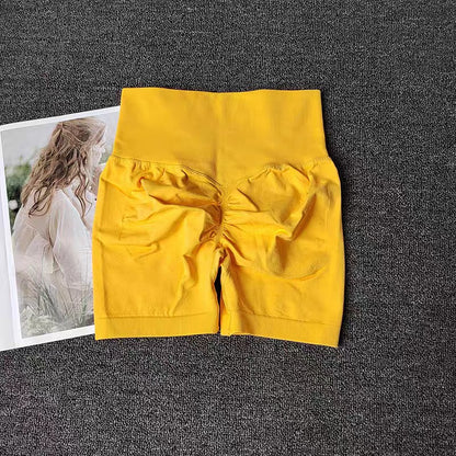 Summer Yoga Shorts Women Fitness Shorts Breathable Sports High Waist Running Shorts Cycling Shorts Workout Gym Sports Shorts