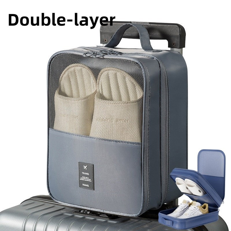 High Quality Portable Travel Shoe Bag Underwear Clothes Bags Double/Single Layer Organizer Storage Multifunction Accessories