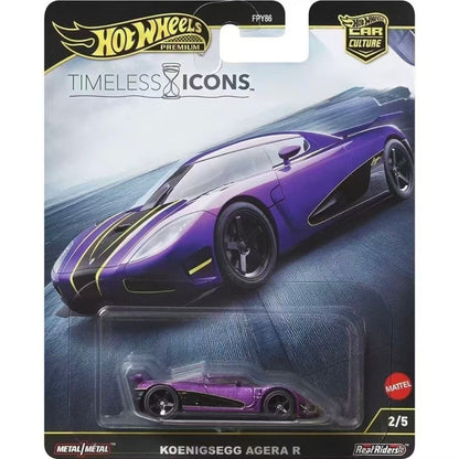 2026 Novo Mattel Hot Wheels Car Culture Fpy86 Timeless Classic Ferrari F50 Porsche Carrera Gt Nissan R34 Lfa Carrinho de Brinquedo Die-Cast Presente de Fim de Ano Modelo de Carro Colecionável Autêntico
