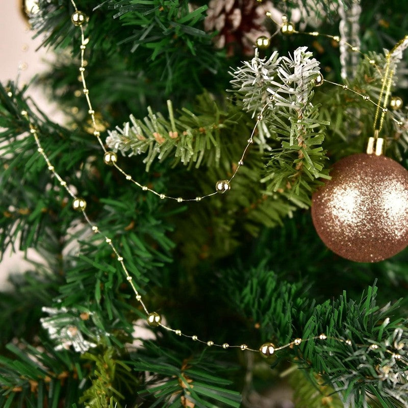 10M/Roll Pearl Chain Merry Christmas Decoration Christmas Tree Pendant for Home Decor Party Supplies New Year 2026 Gift Ornament