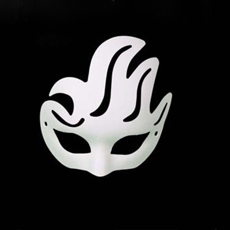 Costume Party Mask 12 Styles Party Mask Decoration White Paper Mask Paper Masquerade Party Accessory For Decoration Draw