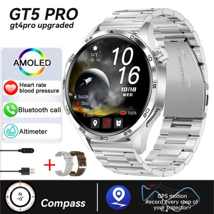 Xiaomi 2025 New GPS NFC Smart Watch Men 360*360 AMOLED Screen Heart rate Bluetooth Call IP67 Waterproof Man Smartwatch
