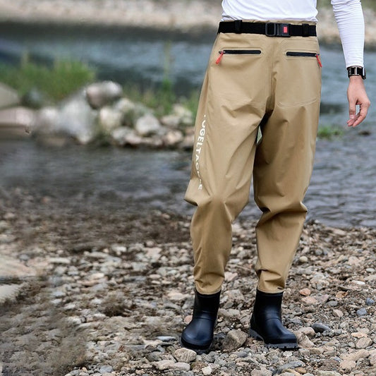 Calça de Pesca Profissional de Nylon Ultraleve, à Prova de Vento, para Inverno, à Prova D'Água, Calça de Pesca de Cintura Única