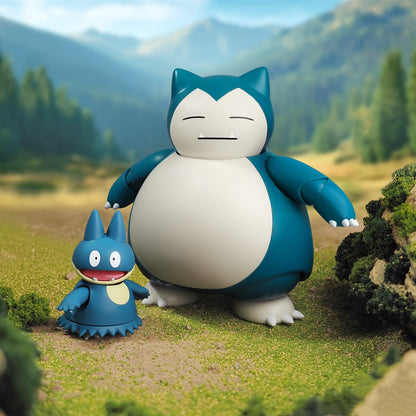 Original Blokees Aventura Pokémon Prólogo Snorlax Cinderace Scyther Lucario Figura de Ação Modelo de Montar Brinquedos Presentes de Aniversário