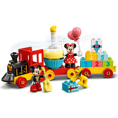 LEGO Tesouro 10941 Trem de Aniversário do Mickey e da Minnie Brinquedo de Construção de Quebra-Cabeças Infantis Presente