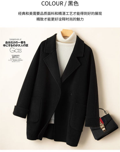 Women's Mid-length Coat Casual Thick Wool Blazer