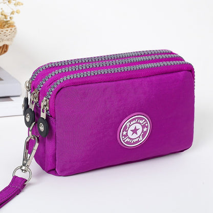 New large-capacity ladies' mobile phone bag, ins European and American style wrist strap loose change clutch