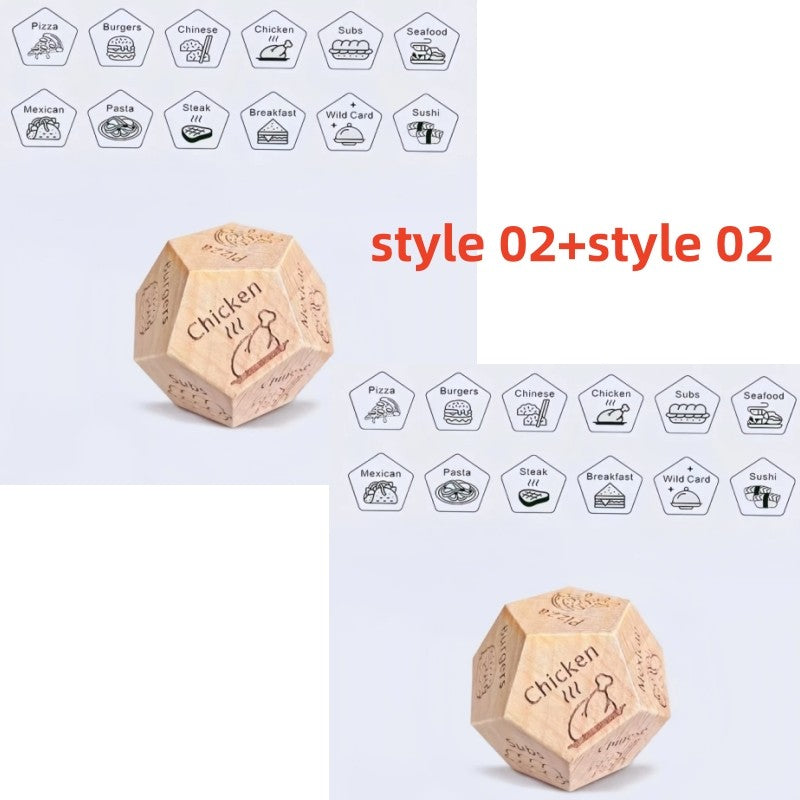 Dice for Her Him Couples Gift Ideas Food Decision Dice Games Christmas Birthday Valentines Day Gifts for Wife Husband