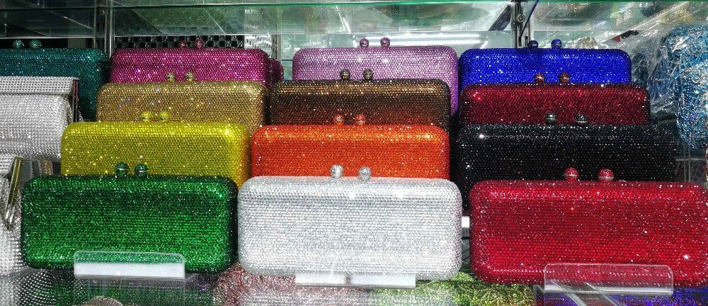 Wine Cheaper Crystal Rhinestones Women Evening Clutch Bag Bridal Wedding Clutches Party Dinner Prom Chain Shoulder Handbag Purse