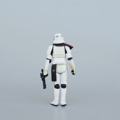 Hot selling black warrior white warrior transparent clone soldier 3.75 inch joint movable ornaments, gift
