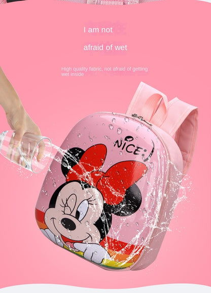 Mochila Minnie Fofa Menina Desenho Animado Disney Homem-Aranha Crianças Mochila Mickey Bolsa Escolar Infantil Elsa Bolsa de Ombro