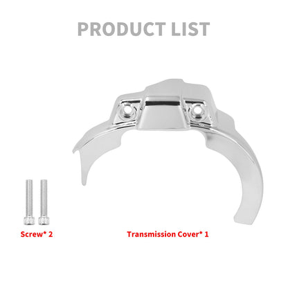 Motorcycle Transmission Cover Metal Trim For Harley Softail Low Riders Heritage Street Bob Slim Deluxe Fat Bob FXBB FLSB 2018-24