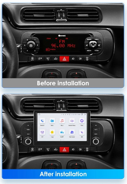7" 4G Para FIAT Panda 2013 2014 - 2020 Carro Carplay Auto Android Rádio Navegação GPS Multimídia Player de Vídeo 4G WIFI DSP
