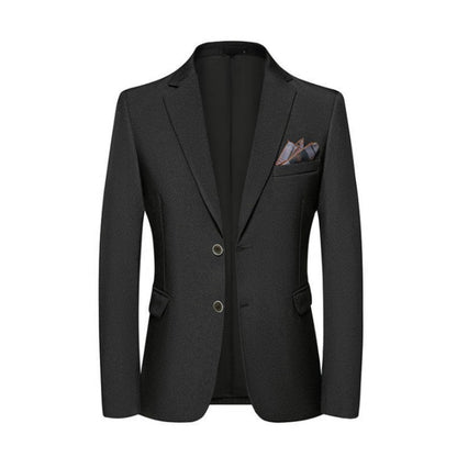 2025 Men's Slim Fit Business Casual Blazer High Quality Fashion All-in-One Banquet Korean Style Handsome Trend for All Seasons