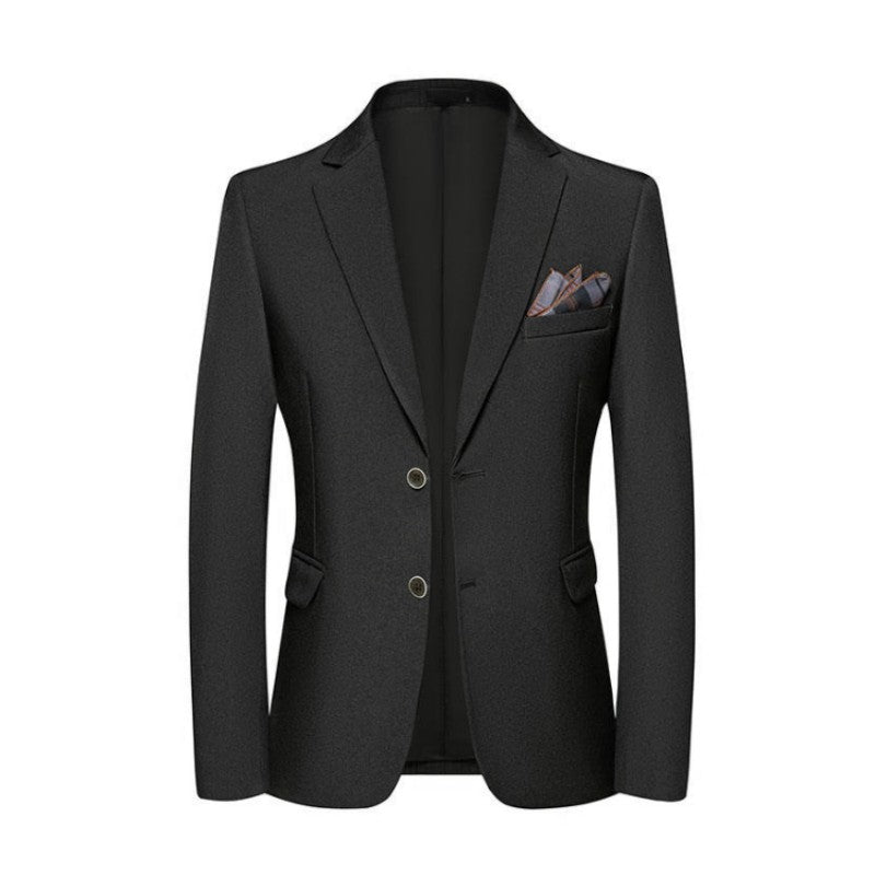 2025 Men's Slim Fit Business Casual Blazer High Quality Fashion All-in-One Banquet Korean Style Handsome Trend for All Seasons