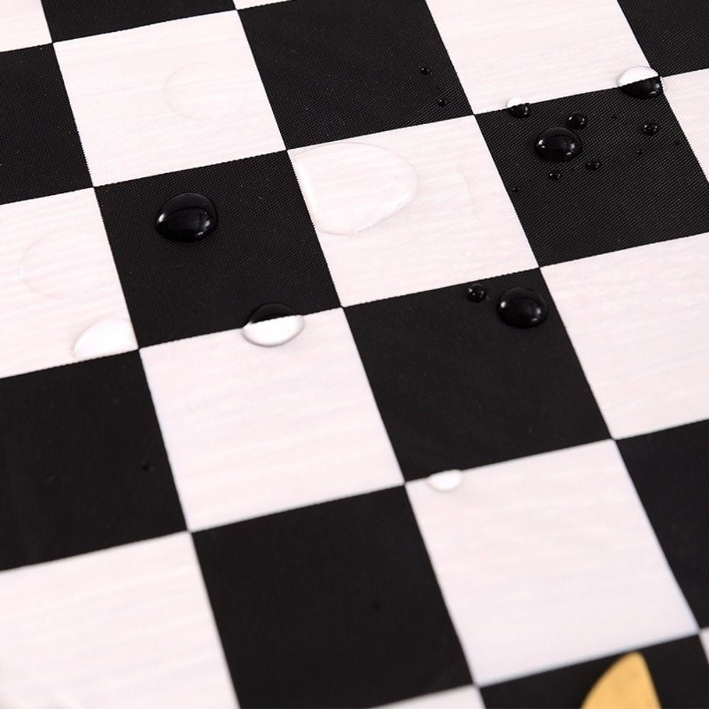 137x274cm Party F1 race black and white checkered tablecloth Waterproof and stain-proof disposable tablecloth