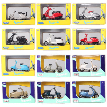 Maisto 1/18 Piaggio Vespa Scooter 98 PK 125 GTR P150X 300 MP5 Primavera GTS 125CC 150CC 946 Moto Miniatura de Brinquedo de Metal