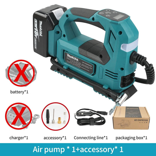 Makita DYS59 Automatic Cordless Inflator Electric Air Pump Car Tire Handheld Air Compressor For Makita 18V Battery(No Battery)