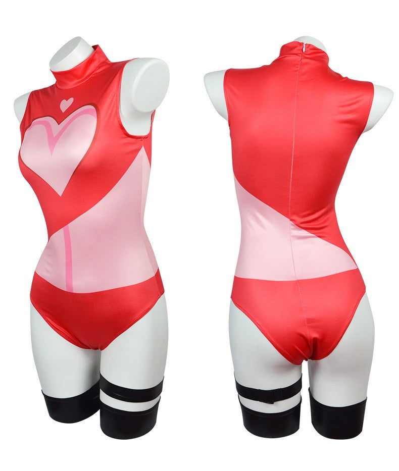 Vox Cosplay Costume Cartoon Hotel Top Pants Full Set Disguise Halloween Carnival Suit Stage performance costumes and costumes
