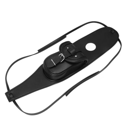 Capa para Painel de Tanque de Combustível de Couro PU Preto para Motocicleta, Almofada de Proteção, Bolsa para Harley Sportster Iron 883 1200 XL Universal