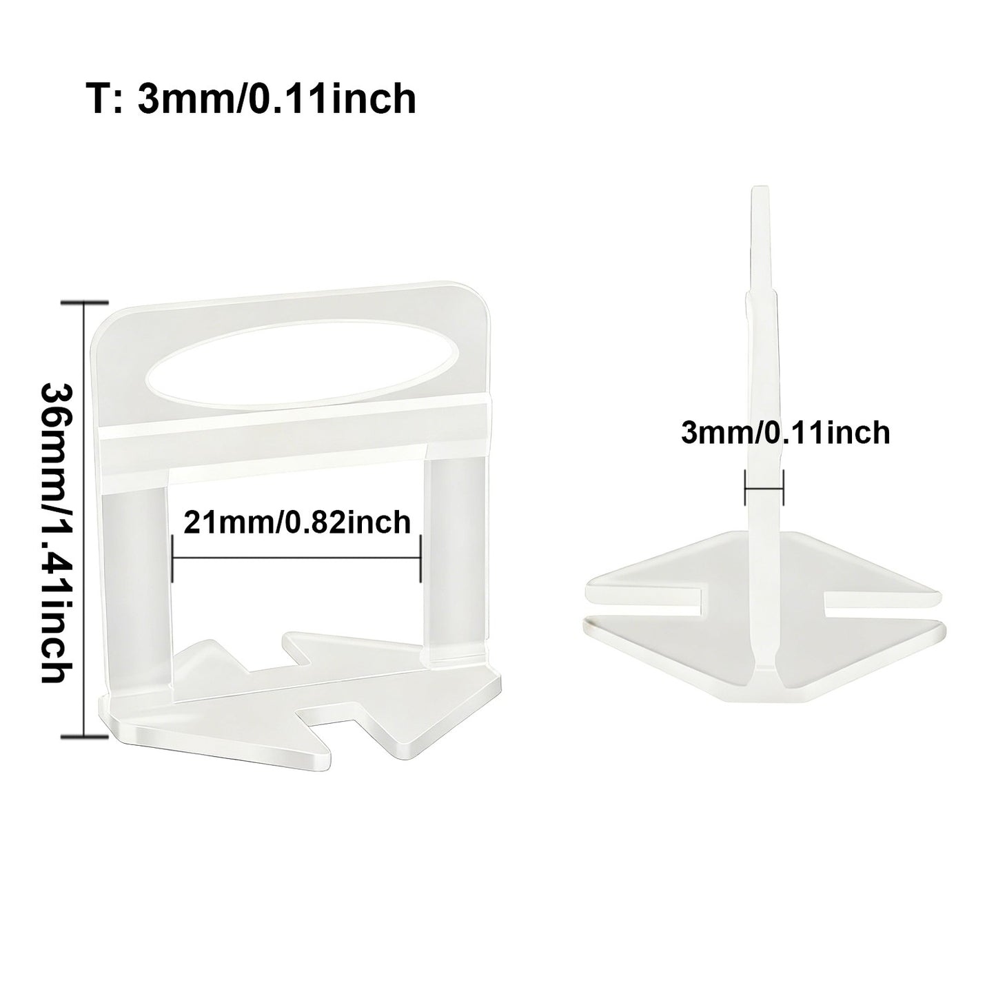 Kit Alicate Cunhas e Clips Niveladores de Revestimento de Chão e Parede para Ferramentas de Construção de 50-200 peças
