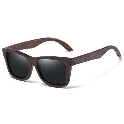 Óculos De Sol GM De Madeira De Bambu Natural Feitos À Mão Polarizados Lentes Com Revestimento Espelhado Com Caixa De Presente
