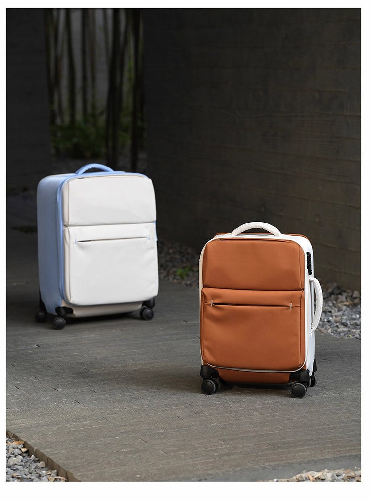 Mala de Viagem Feminina Leve Oxford Canvas 28 Polegadas Ultra-Leve Macia