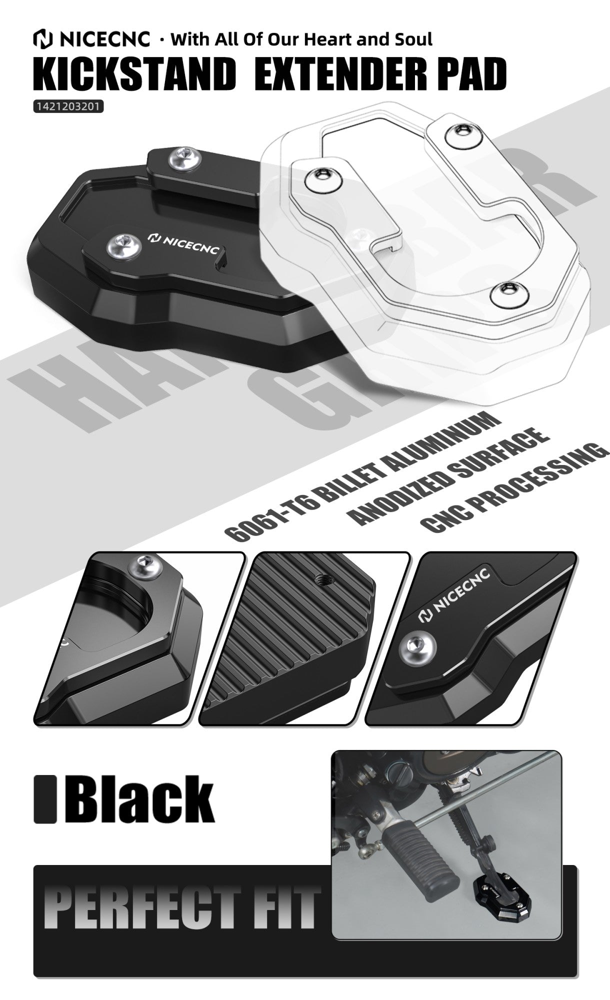 Para Harley Sportster S RH1250S Suporte Lateral Extensor de Pé Para Harley Sportster S RH1250S 2021-2024 2023 2022
