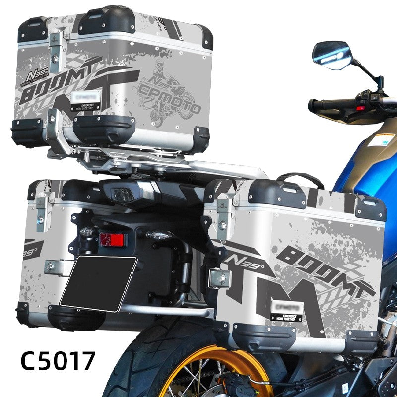 Adesivos de Motocicleta BIKE GP para CFMOTO 800MT N39° Conjunto de Adesivos Decorativos para Caixa de Ferramentas de Alumínio Baú de alumínio