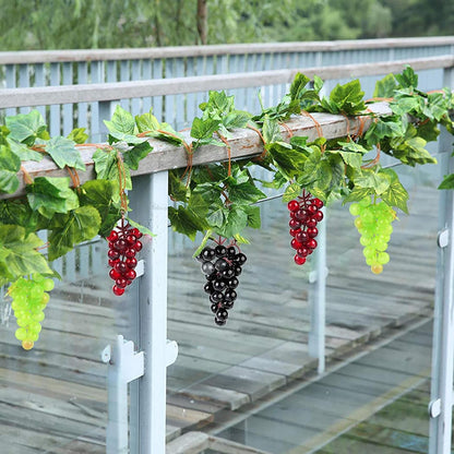 Realistic Artificial Grapes Table Decoration of Realistic Fake Grape Natural Fake Grape Bundles Party Home Wedding Decoration