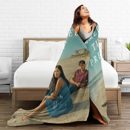 O Verão que Virei Confortável Cobertor Super Macio Manta de Inverno Decoração Infantil de Casa Colcha Divertida