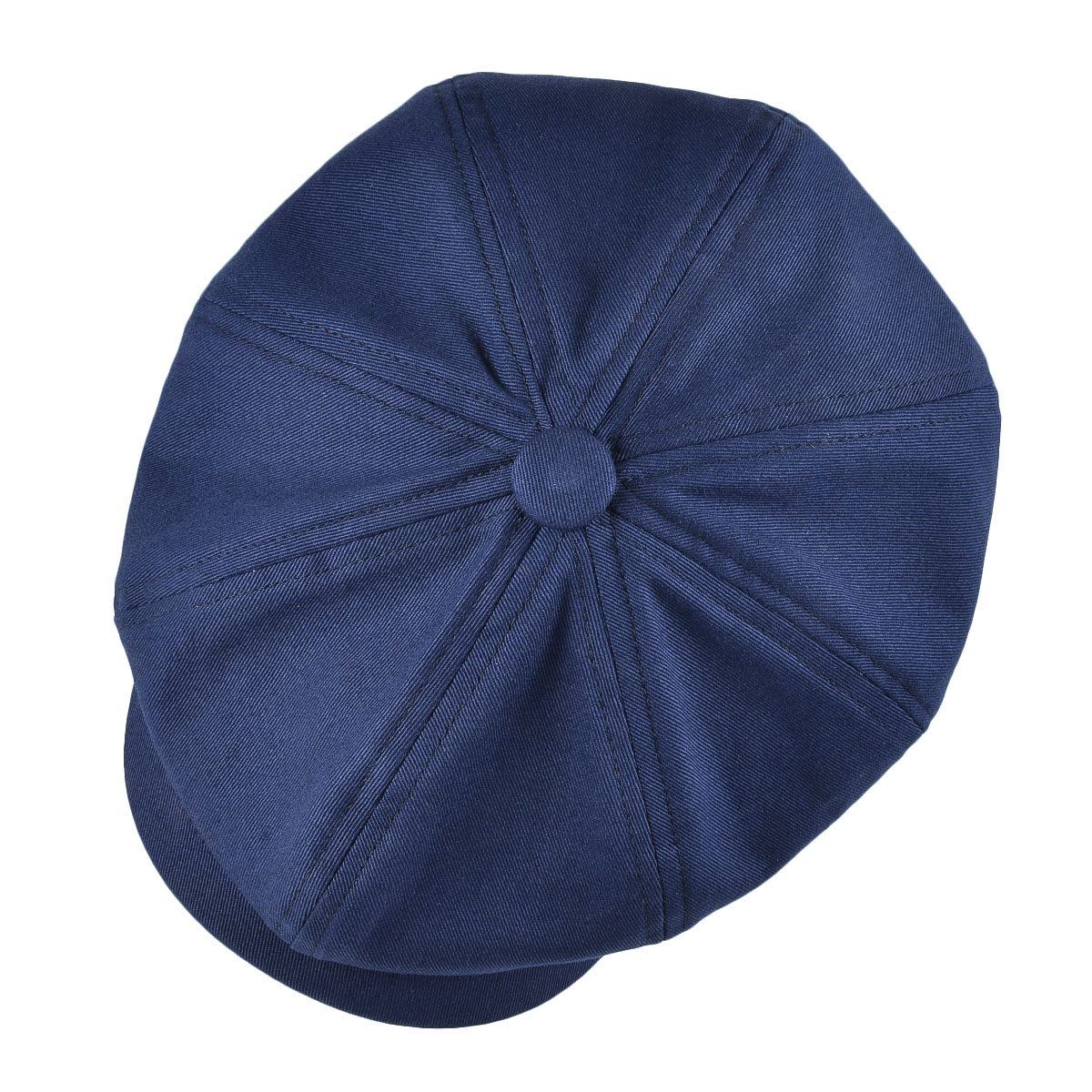 BOTVELA Men's Newsboy Cap Twill Cotton 8 Panel Hat Flat Ivy Cabbie Casual Baker Caps Gatsby Hat Retro Hats Boina Beret for Male