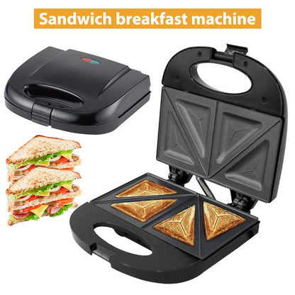 Máquina de Waffle Elétrica Profissional Utensílios de Cozinha Multifuncional Café da Manhã Máquina de Waffles Panela Antiaderente de Ferro