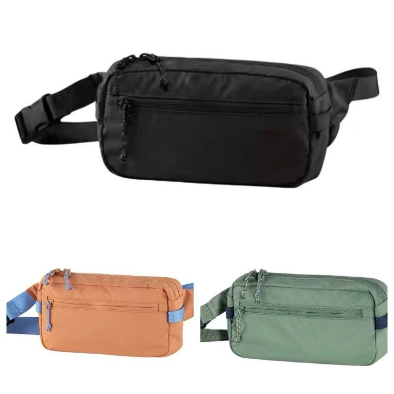 Fashionable Versatile Mini Shoulder Bag Portable Fitness Crossbody Waist Chest Bag for Men And Women Nylon Material