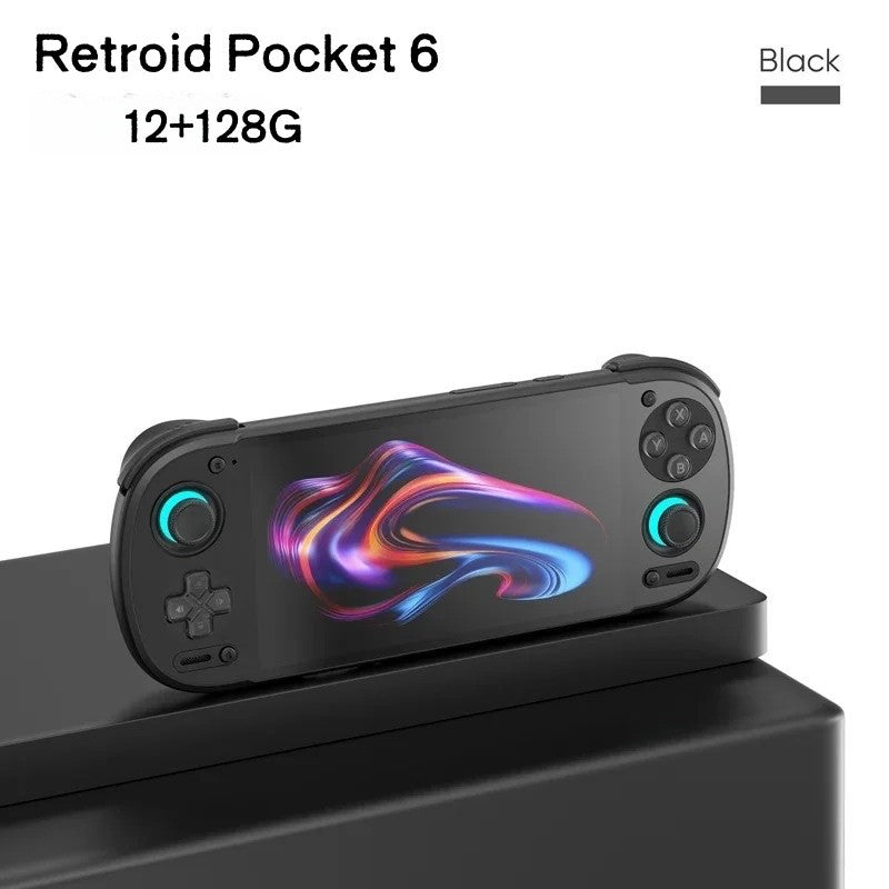 Retroid Pocket 6 Handheld Game Console RP6 Android 5.5 Inch 1080P 120Hz AMOLED Screen 6000mAh 8GEN2 with Hall-Effect Trigger PS2