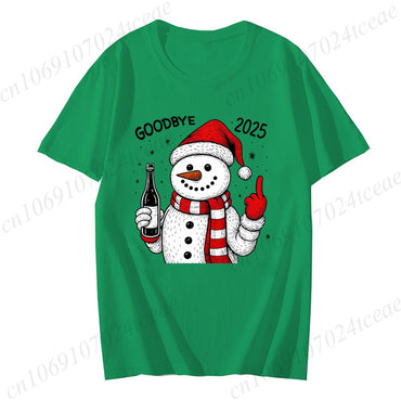 Goodbye 2025 Shirt,Goodbye 2025 Shirt,Happy New Year T-Shirt,New Year Party Shirts, 2026 Celebration Women's Men T-Shirts Tops
