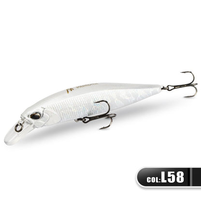 MEREDITH JERK MINNOW 100F 14g Flutuante Wobbler Isca de Pesca 24 Cores Isca Minnow Isca Dura Qualidade Profissional Profundidade0.8-1.0m