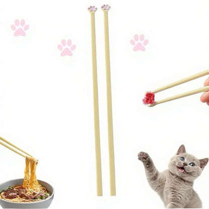 Novos Hashis Patinha de Gato Para Bebês Crianças Iniciantes Hashis Práticos Fáceis de Usar Auxiliar de Aprendizagem Ferramentas de Cozinha para Jantar