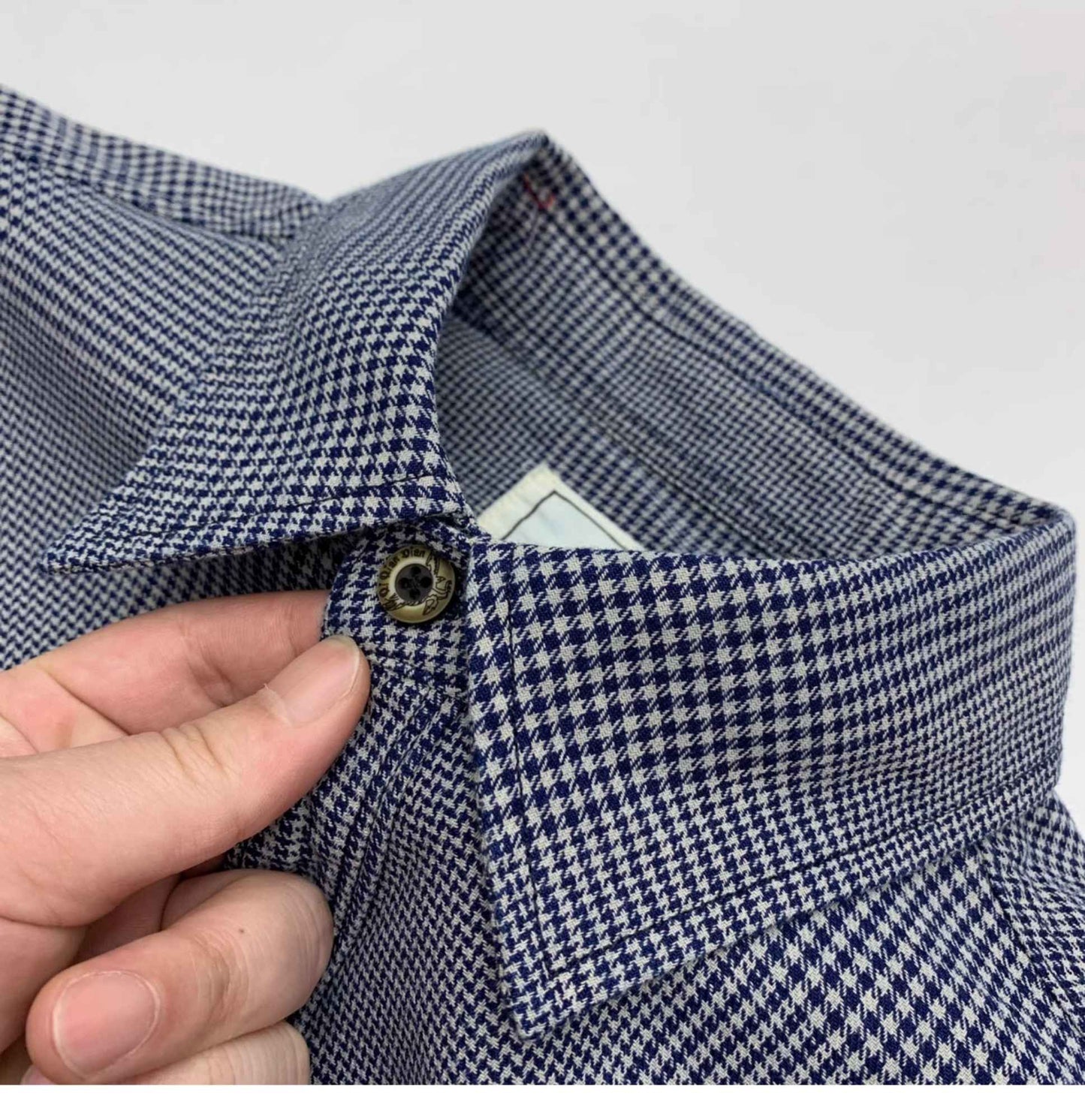 Plaid shirt Men's vintage shirt American cargo cotton loose casual coat