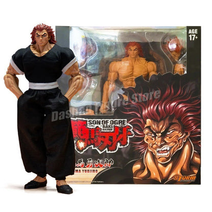 ST Baki Hanma Filho de Ogro Boneco de Ação Hanma Yuujiro Estatueta Ko Luta PVC Coleção Anime Yujiro Figuras Modelo Brinquedos Presentes