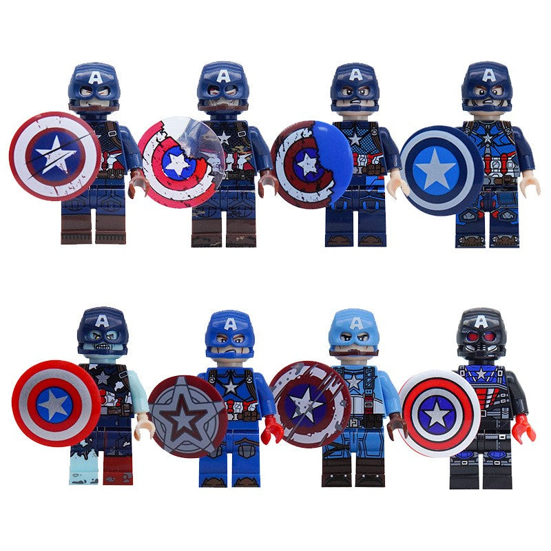 Peças de montar, figuras, bonecos humanoides, brinquedos, minifiguras, bonecas humanoides, brinquedos infantis, presentes de aniversário, personagens de desenhos animados