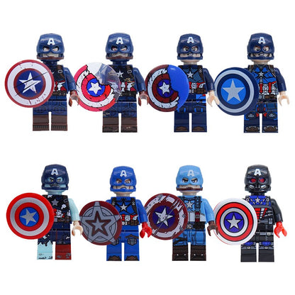Peças de montar, figuras, bonecos humanoides, brinquedos, minifiguras, bonecas humanoides, brinquedos infantis, presentes de aniversário, personagens de desenhos animados