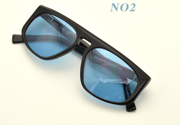 Iron Man Robert Downey Sunglasses Tony Stark Original Sunglasses Yellow Lens Cycling Glasses Man Car Driving Glasses Oversized