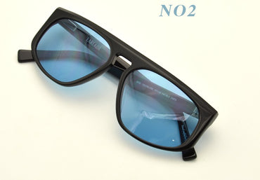 Iron Man Robert Downey Sunglasses Tony Stark Original Sunglasses Yellow Lens Cycling Glasses Man Car Driving Glasses Oversized