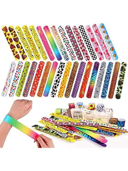 24Pcs Multi-style Halloween Christmas Football Party Brush Design Retro Shooting Band Adult Birthday Gift Easter Carnival Gift