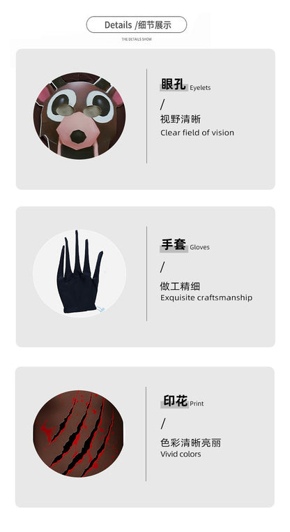 Game 99 Nights in The Forest Owl Monster The Ram Costume Adult Secret The Horror Deer VS Owl Costumes Cartoon Animal Dressing