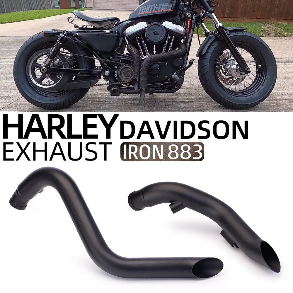 Motorcycle Exhaust Pipe Custom Forward Control Accessories Motorcross For Harley T7 Softail Sportster 883 1200