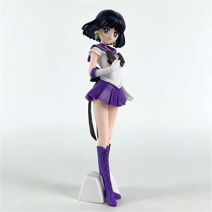 23cm Sailor Moon Anime Figura Marinheiro Marte Mercúrio Júpiter Vênus Saturno Action Figure Modelo Brinquedos Colecionáveis Presente de Aniversário para Crianças