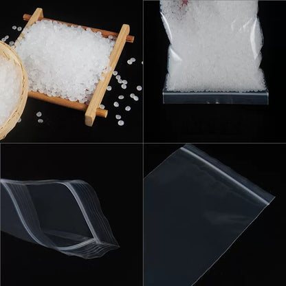 Clear Thick Zip Lock Ziplock Storage Bags Heavy-Duty Transparent Plastic Zip Package Small Jewelry Packing Reclosable Poly Pouch