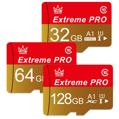 Cartão de Memória de Alta Resistência para Vigilância por Vídeo Cartão TF 256GB 128GB 64GB 32GB Mini Cartão SD Velocidade Máxima de até 100MB/s Cartão Flash para Celular